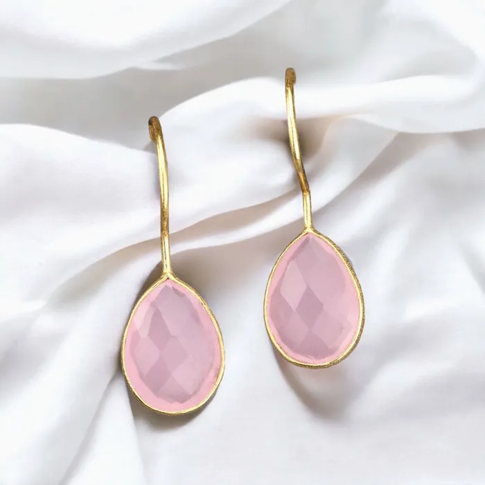 Rosenquarz Ohrringe MadameLili MadameLili Earrings