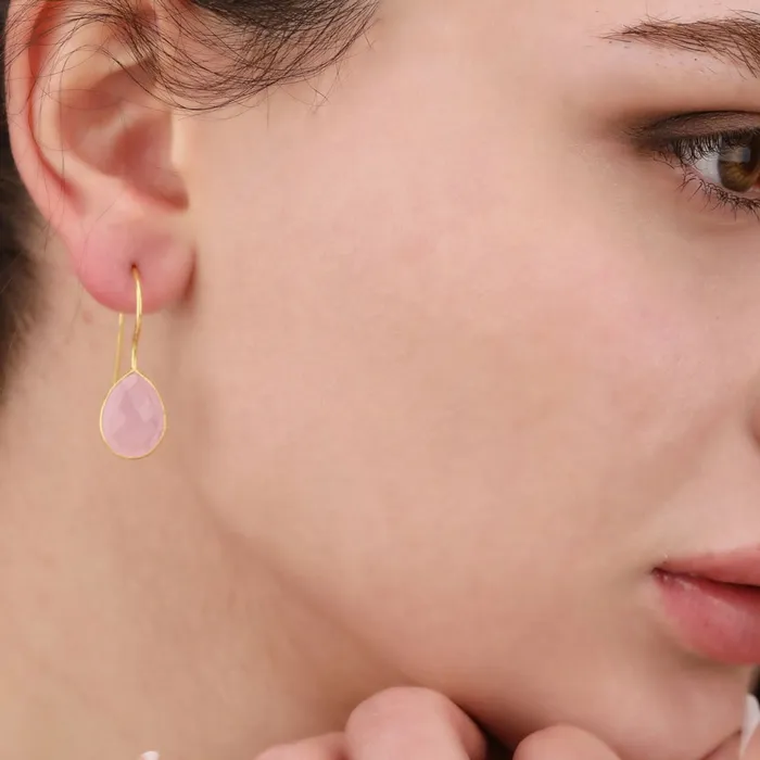 Rosenquarz Ohrringe MadameLili MadameLili Earrings