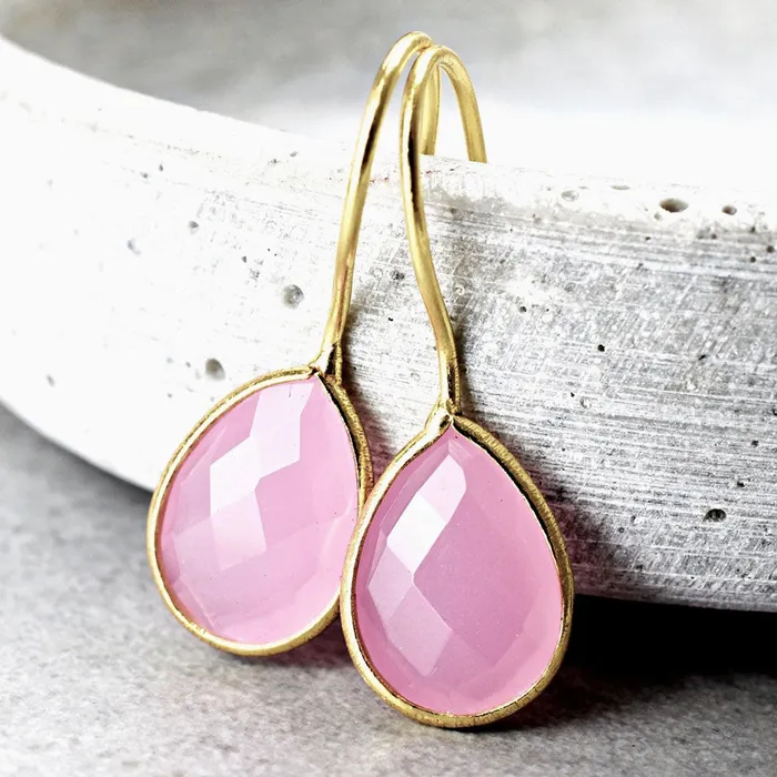 Rosenquarz Ohrringe MadameLili MadameLili Earrings