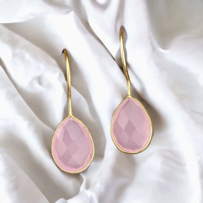 Rosenquarz Ohrringe MadameLili MadameLili Earrings