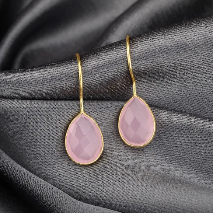 Rosenquarz Ohrringe MadameLili MadameLili Earrings