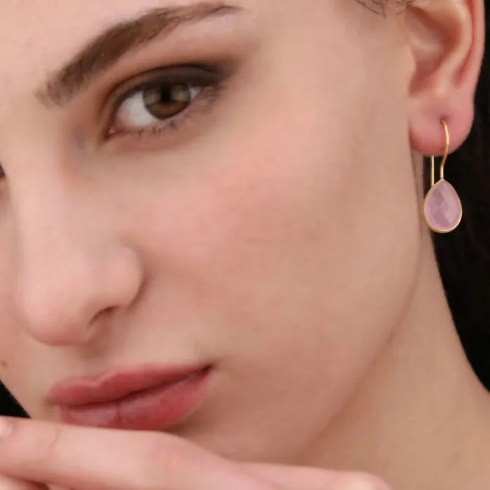 Rosenquarz Ohrringe MadameLili MadameLili Earrings