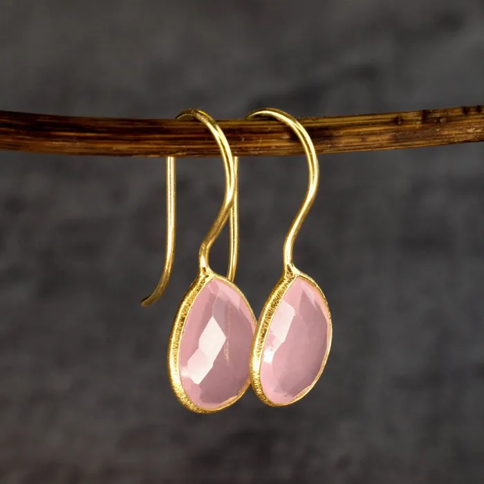 Rosenquarz Ohrringe MadameLili MadameLili Earrings