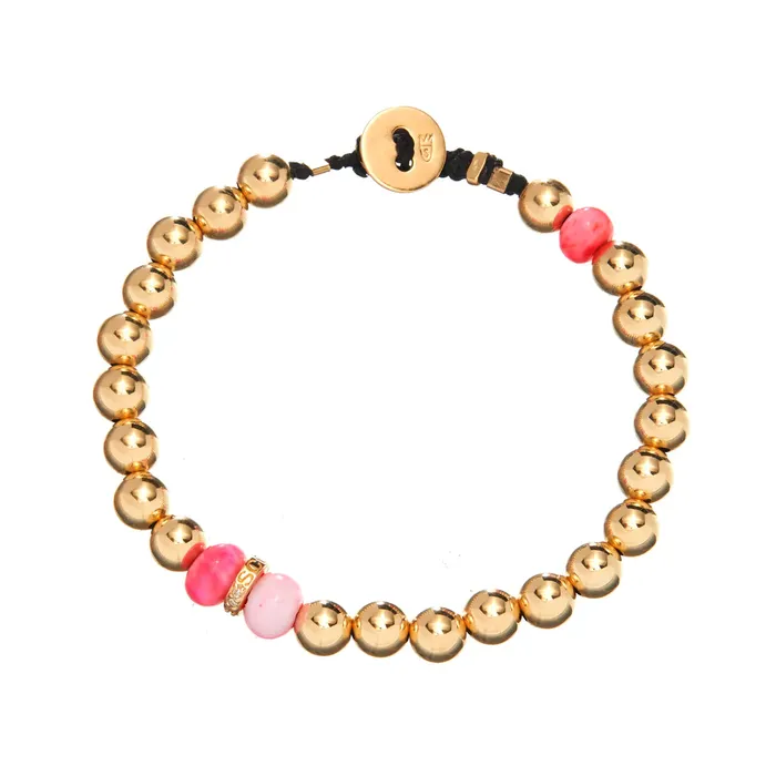 Scosha Bracelets Give Me Gold and Candy Bracelet