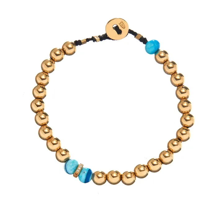 Scosha Bracelets Give Me Gold and Candy Bracelet