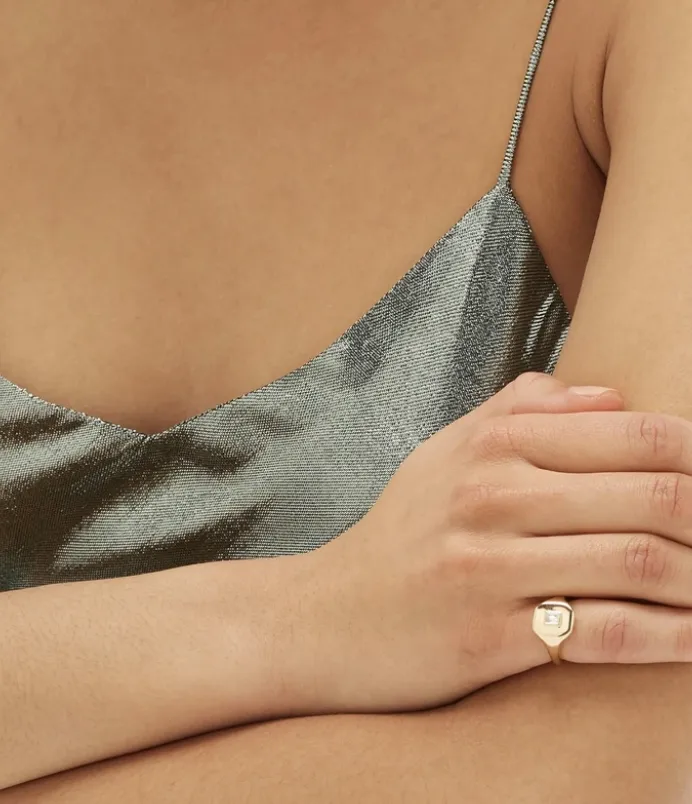Shay Fine Jewelry Rings BAGUETTE DIAMOND PINKY RING