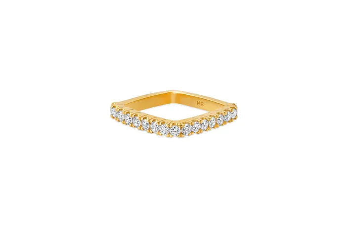 Shylee Rose Rings Diamond Square Ring