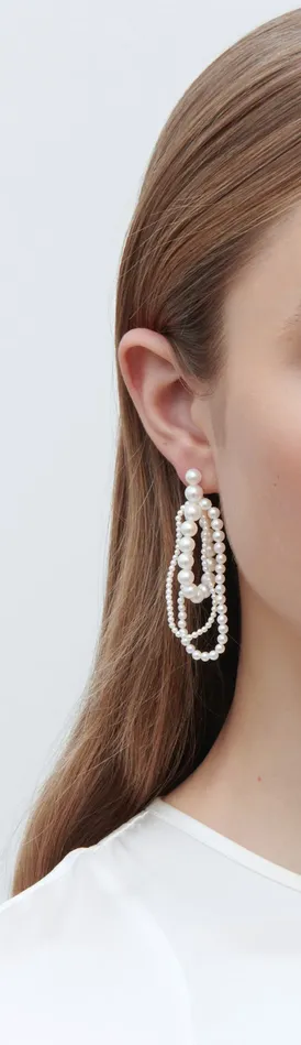 Sophie Bille Brahe Earrings Wrapped Perle