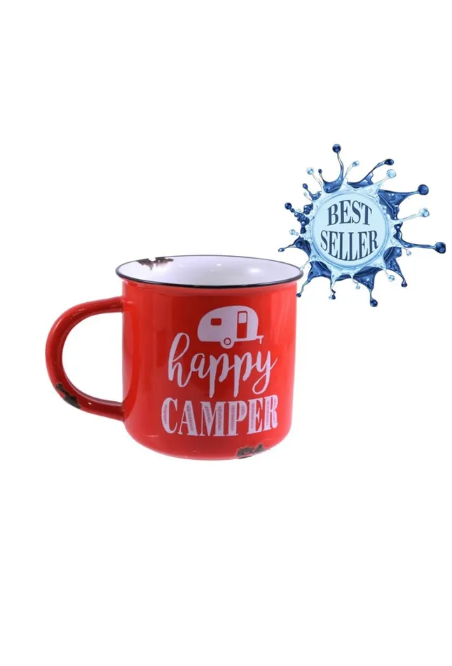 Splash Earrings Happy Camper Mug