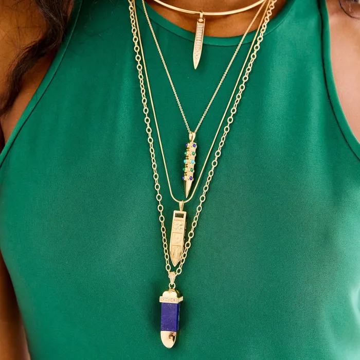 STRONG Stone Collector Sun Ray Pendant Jane Win Necklaces