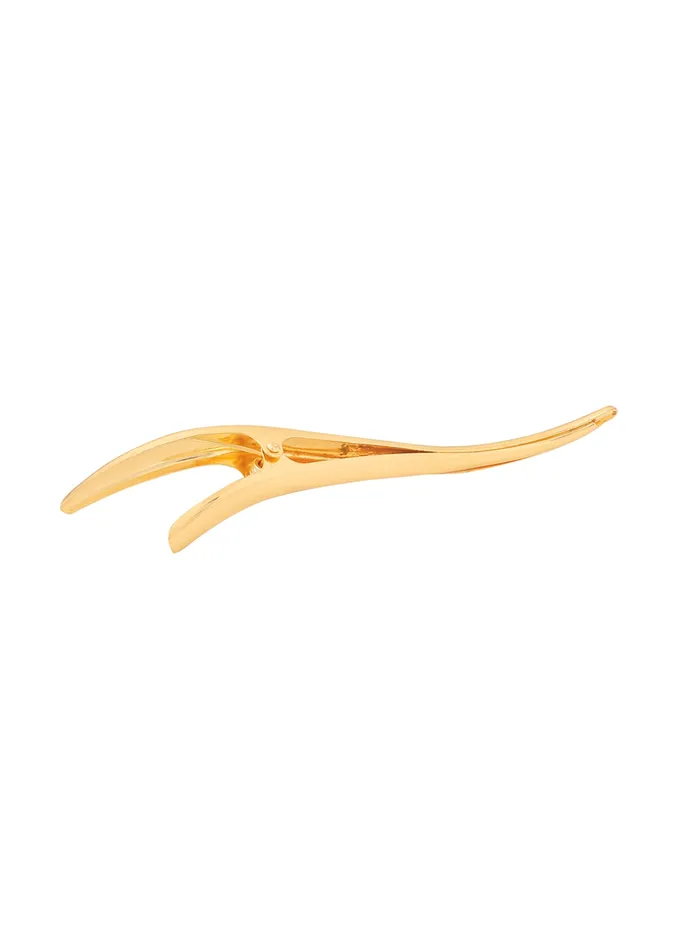 Stylish Hair Clips Gold Plated Banana Clips for Women Premium Alloy 13cm Gold Yellow Chimes Earrings Stylish Hair Clips Gold Plated Banana Clips for Women Premium Alloy 13cm Gold Yellow Chimes Earrings