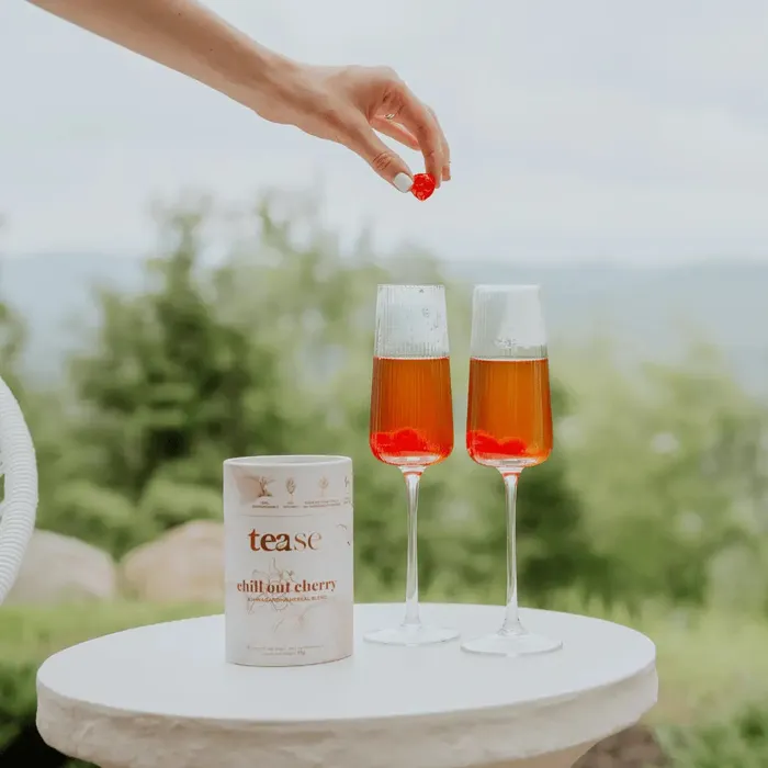 Tease Chill Out Cherry Ashwagandha Tea Blend Rings