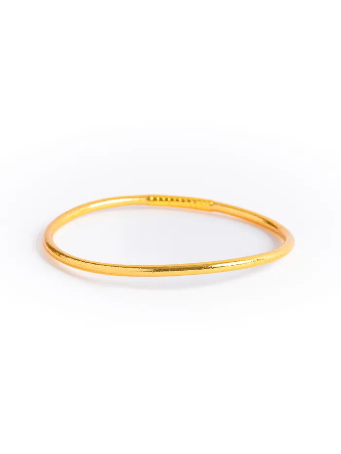Temple Bangle Gold Thick Monarch Market Bracelets