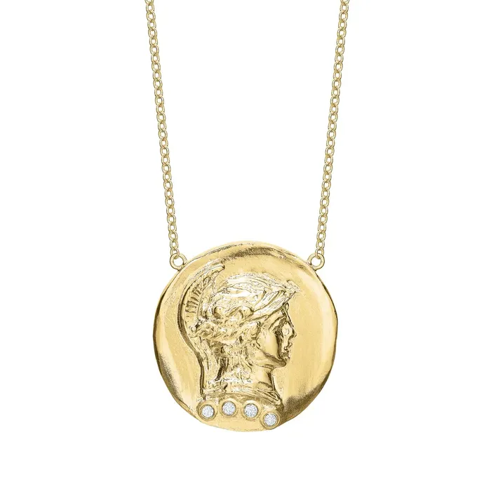 The Roman Token Necklace Tracee Nichols Necklaces