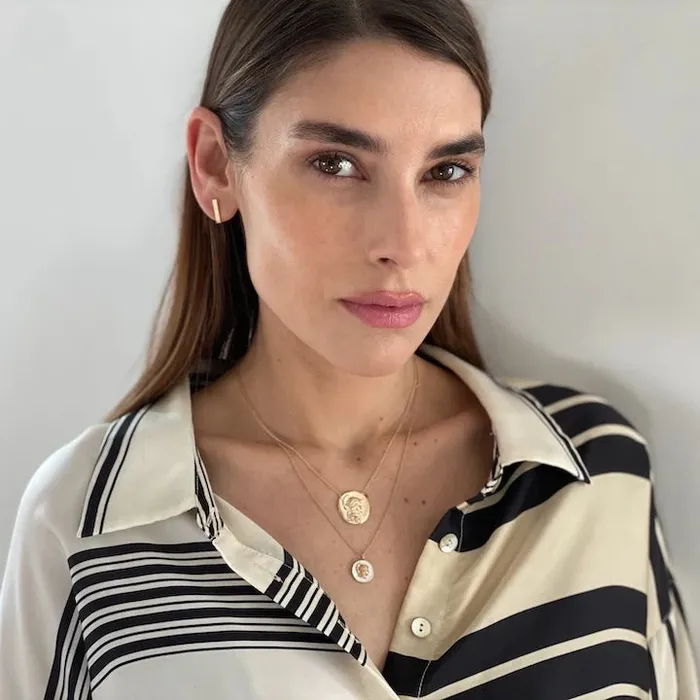 The Roman Token Necklace Tracee Nichols Necklaces