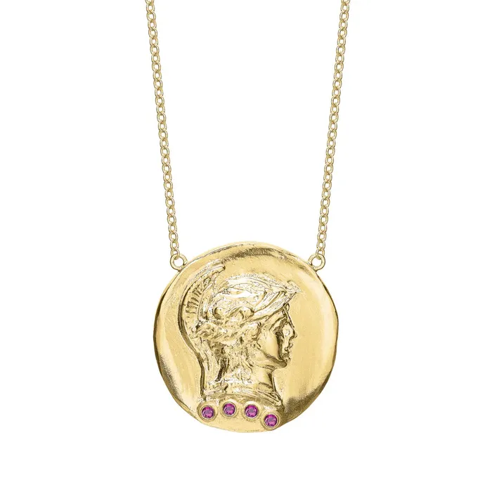 The Roman Token Necklace Tracee Nichols Necklaces
