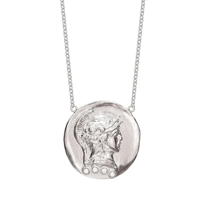 The Roman Token Necklace Tracee Nichols Necklaces