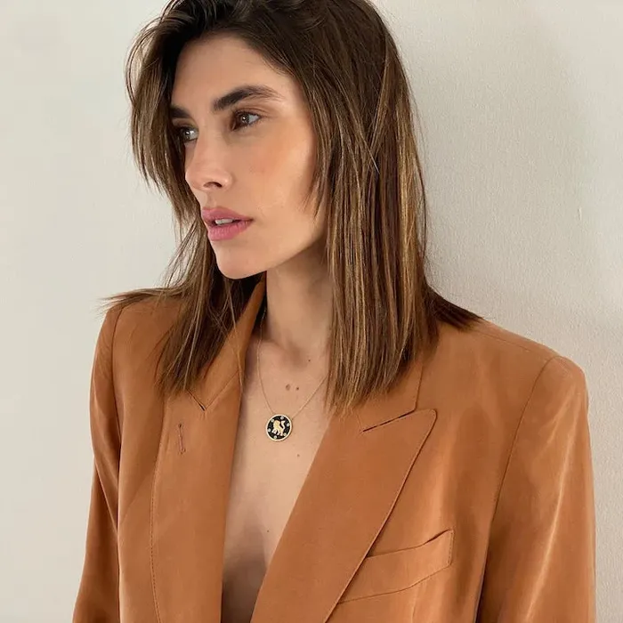 Tracee Nichols Necklaces The Lion Enamel Token Necklace