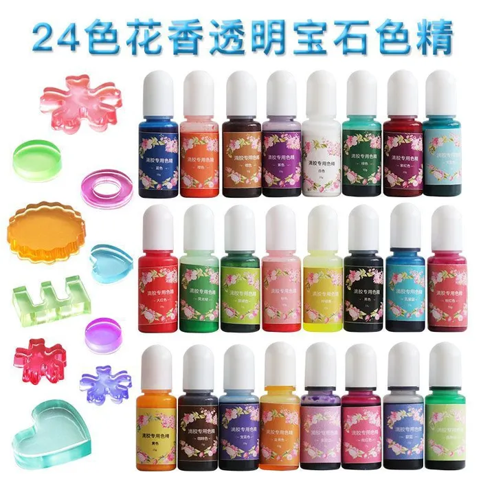 Translucent Alcohol Pigment for Resin Art RESIN ART HUB Necklaces