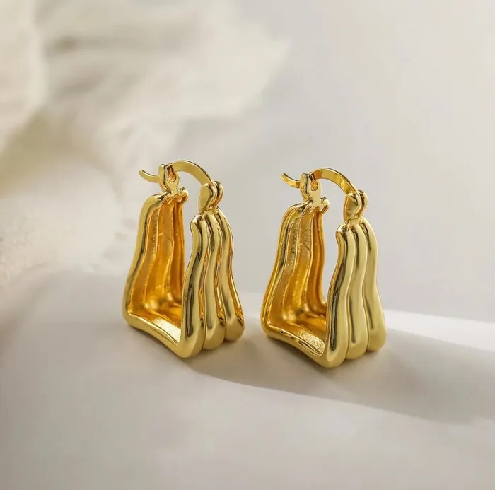 Trine Elegance Cubic Earrings Get Signatured Earrings