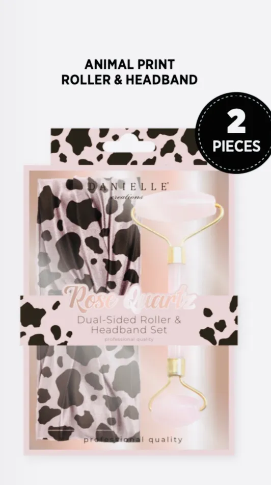 Upper Canada Soap Earrings Satin Headband Roller Leopard