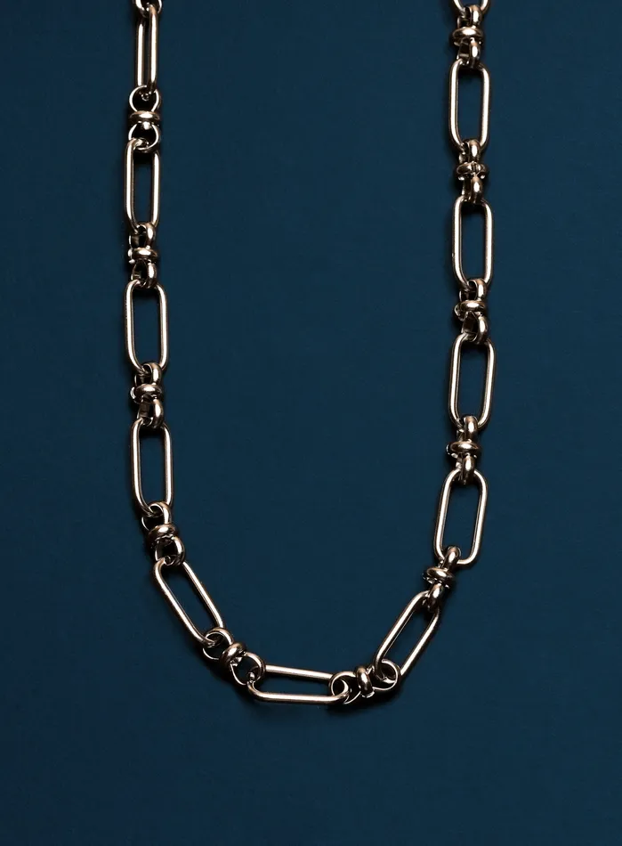 Waterproof Large 8mm Oval Cable Stainless Steel Chain WE ARE ALL SMITH Necklaces