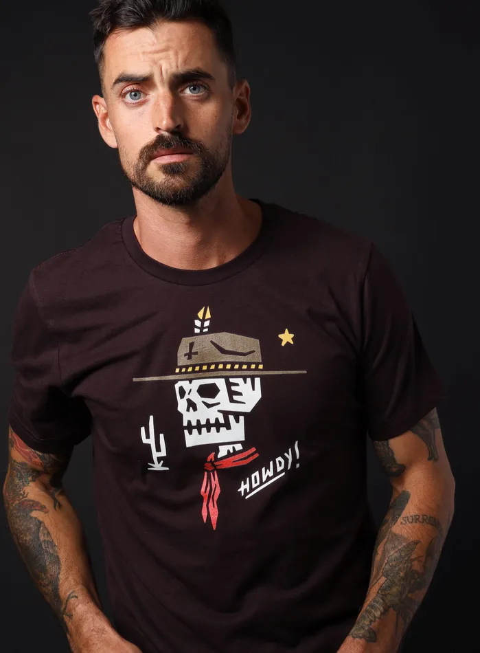 WE ARE ALL SMITH Mens Jewelry Clothing Earrings Howdy Unisex tshirt