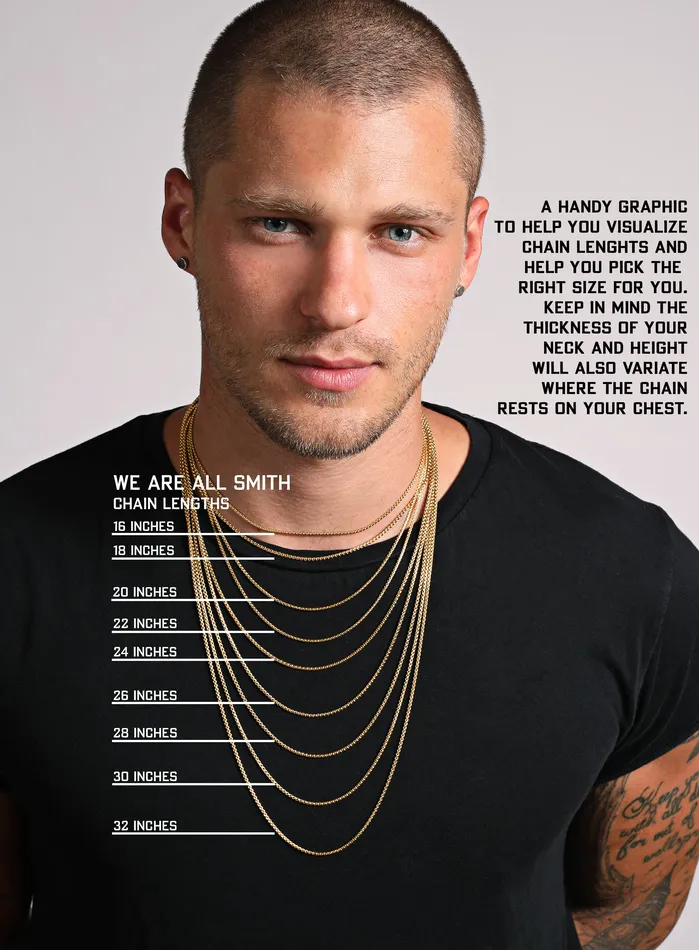 WE ARE ALL SMITH Mens Jewelry Clothing Necklaces 14k Gold Filled and Vermeil Gold Cross Necklace for Men