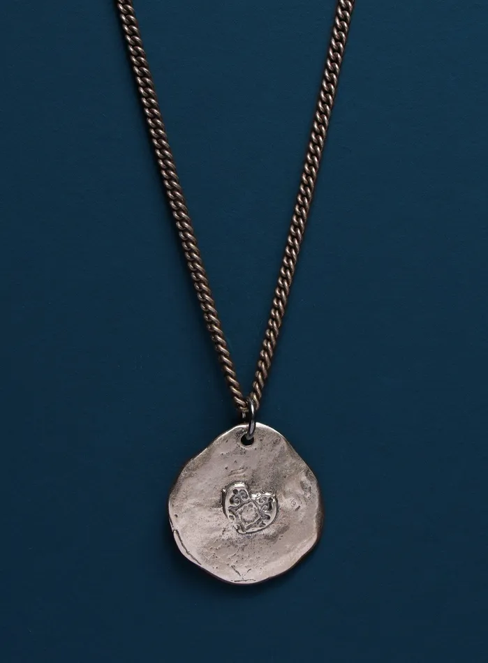 WE ARE ALL SMITH Mens Jewelry Clothing Necklaces Buddha Pendant front and heart on the back necklace