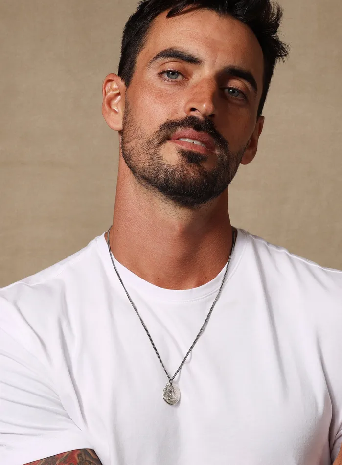 WE ARE ALL SMITH Mens Jewelry Clothing Necklaces Buddha Pendant front and heart on the back necklace
