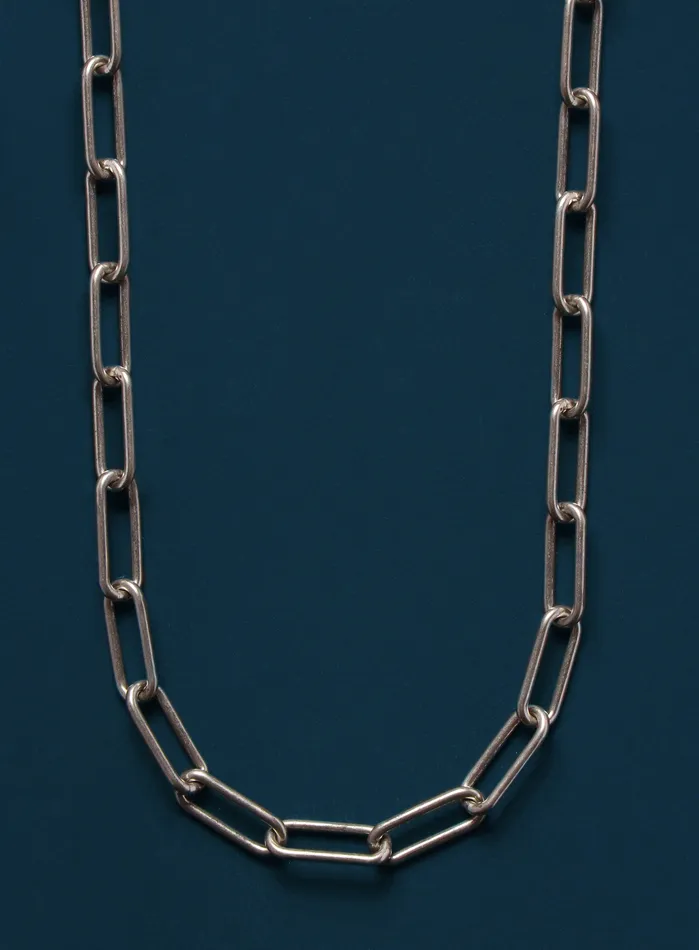 WE ARE ALL SMITH Mens Jewelry Clothing Necklaces Large Clip Chain Necklace for Men
