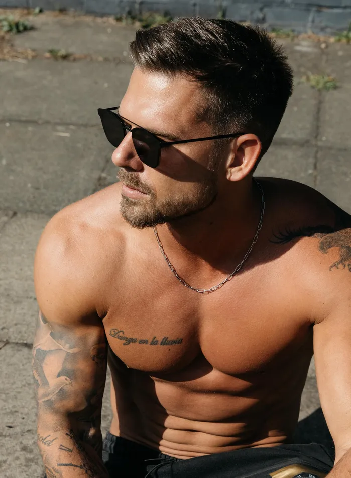 WE ARE ALL SMITH Mens Jewelry Clothing Necklaces Large Clip Chain Necklace for Men