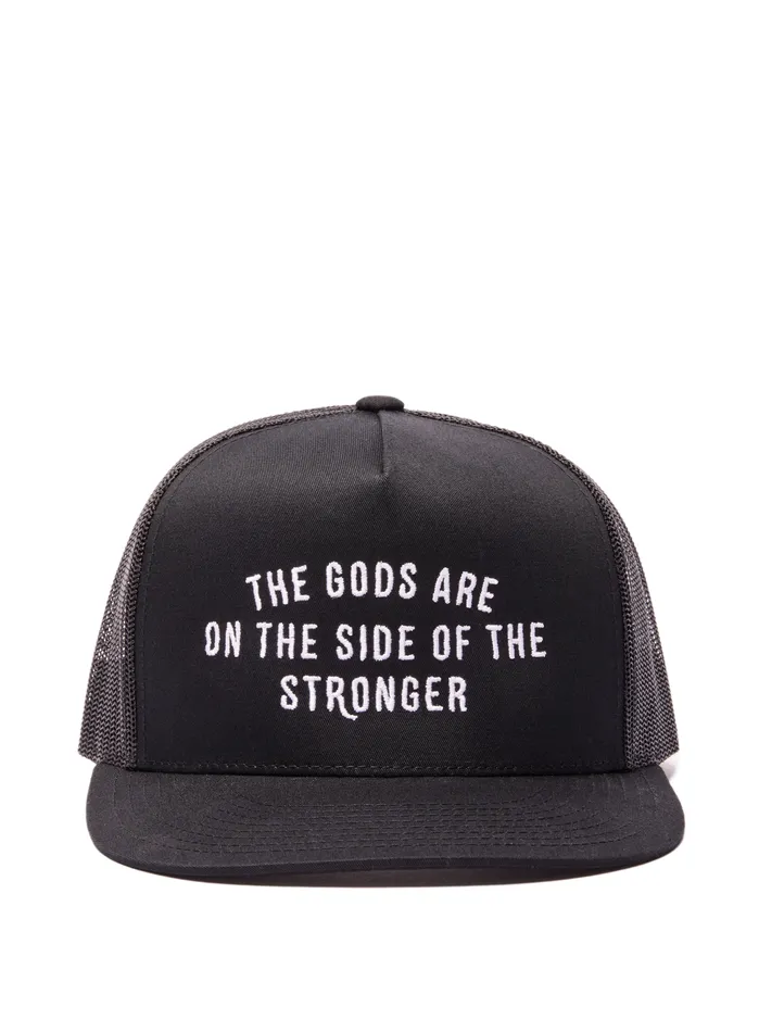 WE ARE ALL SMITH Necklaces The Gods are on the Side of the Stronger Trucker Cap WE ARE ALL SMITH Necklaces The Gods are on the Side of the Stronger Trucker Cap