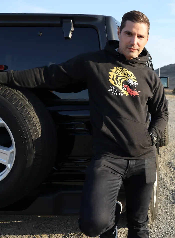 We Are All Smith Tiger Black Unisex Hoodie WE ARE ALL SMITH Mens Jewelry Clothing Rings We Are All Smith Tiger Black Unisex Hoodie WE ARE ALL SMITH Mens Jewelry Clothing Rings