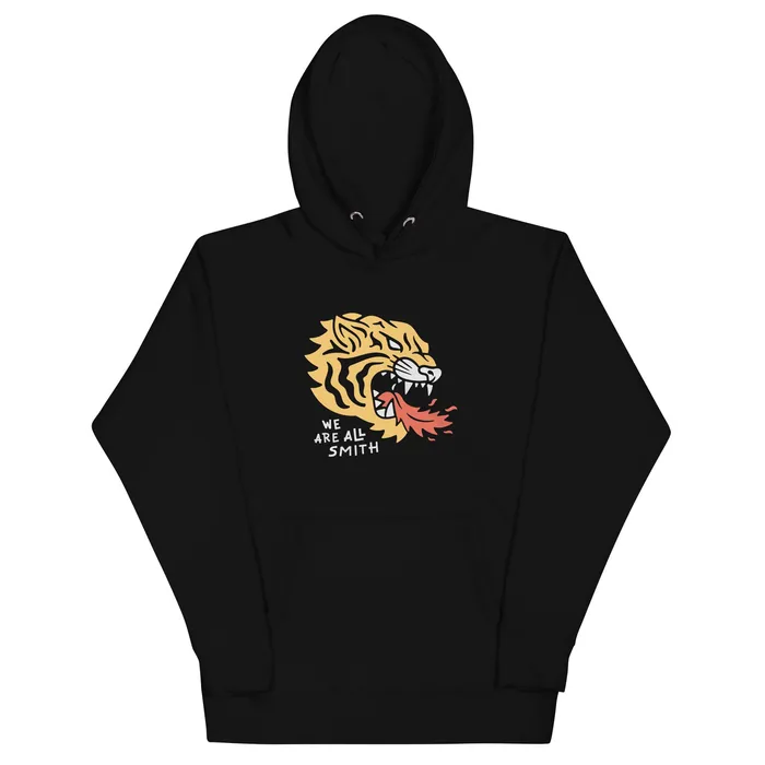 We Are All Smith Tiger Black Unisex Hoodie WE ARE ALL SMITH Mens Jewelry Clothing Rings We Are All Smith Tiger Black Unisex Hoodie WE ARE ALL SMITH Mens Jewelry Clothing Rings