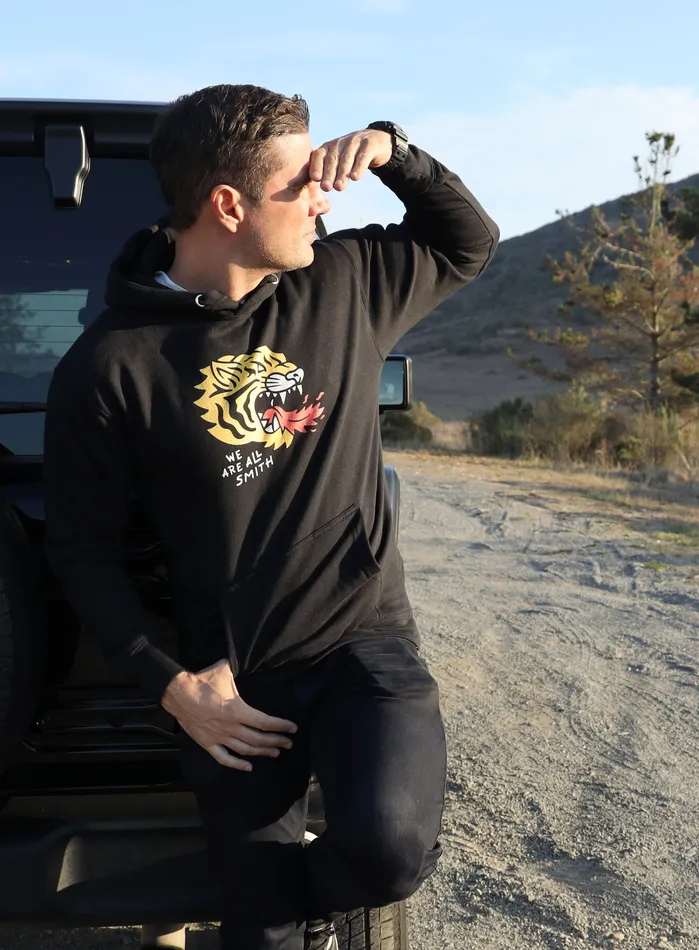 We Are All Smith Tiger Black Unisex Hoodie WE ARE ALL SMITH Mens Jewelry Clothing Rings We Are All Smith Tiger Black Unisex Hoodie WE ARE ALL SMITH Mens Jewelry Clothing Rings