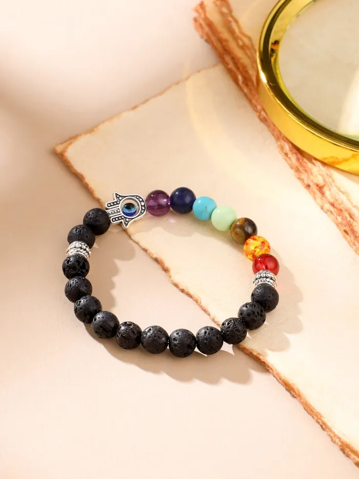 Yellow Chimes Bracelets Yellow Chimes Bracelet Fashion Multicolor And Black DVine Evil Eye Nazariya Style Bracelets For Boys And Girls Accessories Jewellery For Unisex Adult Birthday Gift And Anniversary Gift