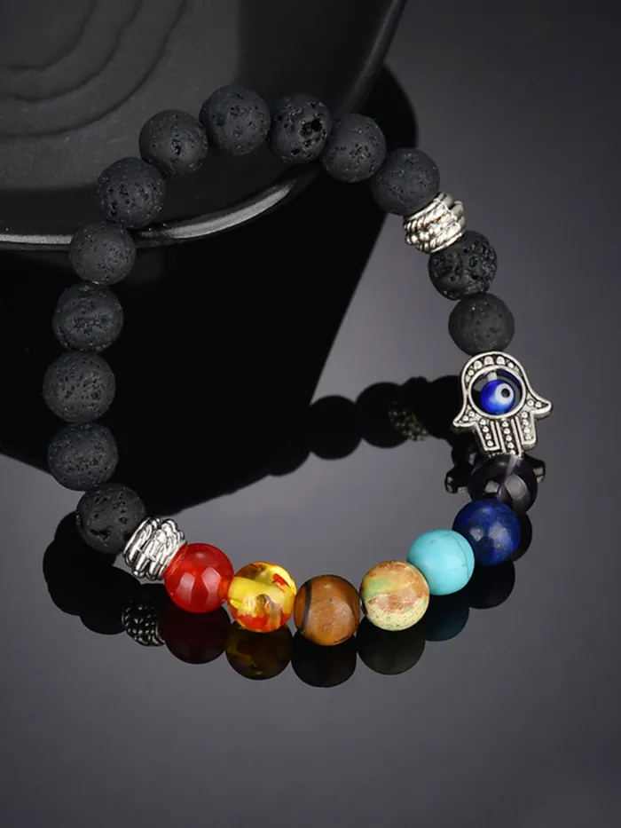 Yellow Chimes Bracelets Yellow Chimes Bracelet Fashion Multicolor And Black DVine Evil Eye Nazariya Style Bracelets For Boys And Girls Accessories Jewellery For Unisex Adult Birthday Gift And Anniversary Gift