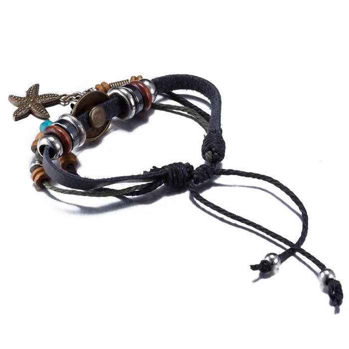 Yellow Chimes Bracelets Yellow Chimes Bracelets for Men and Women Fashion Leather Bracelet for Men Casual Wear Leather Bracelets for Men Birthday Gift for Men and Women Anniversary Gift for Husband Design 5
