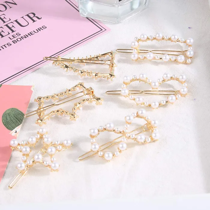 Yellow Chimes Bracelets Yellow Chimes Hair Clips for Women Girls Hair Accessories for Women Golden Pearl Hair Clip 6 Pcs Hair Clips for Girls Clips Hair Pins for Women and Girls Gift For Women Girls