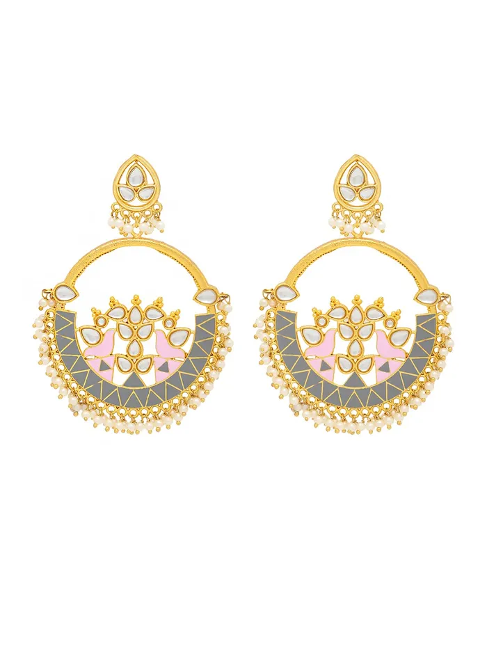 Yellow Chimes Chandbali Earrings for Women Hand Crafted Meenakari Chandbali Earrings Traditional Gold Plated Ethnic Chand Bali Earrings for Women and Girls Yellow Chimes Earrings Yellow Chimes Chandbali Earrings for Women Hand Crafted Meenakari Chandbali Earrings Traditional Gold Plated Ethnic Chand Bali Earrings for Women and Girls Yellow Chimes Earrings