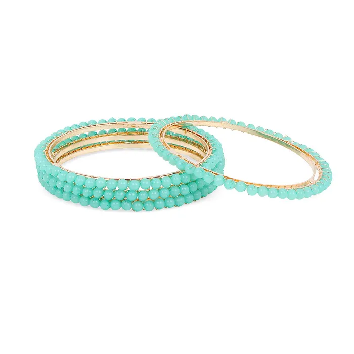 Yellow Chimes Classic Design Handcrafted Beads Studded Gold Plated 4 Pcs Green Beaded Bangles Set For Women Girls 28 26 Yellow Chimes Necklaces Yellow Chimes Classic Design Handcrafted Beads Studded Gold Plated 4 Pcs Green Beaded Bangles Set For Women Girls 28 26 Yellow Chimes Necklaces