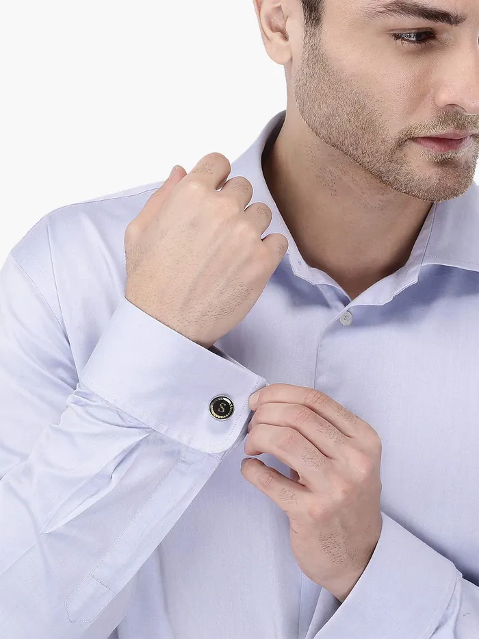 Yellow Chimes Cufflinks for Men Alphabets Cuff links Letter S Statement Stainless Steel Cufflinks for Men and Boys Yellow Chimes Rings