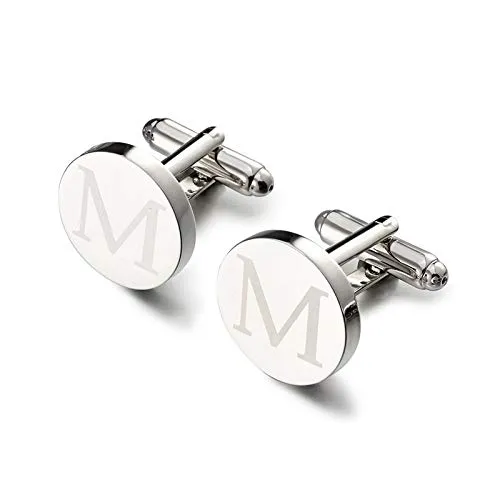 Yellow Chimes Cufflinks for Men Stainless Steel Alphabets Cuff links Letter M Statement Silver Cufflinks for Men and Boys Yellow Chimes Necklaces Yellow Chimes Cufflinks for Men Stainless Steel Alphabets Cuff links Letter M Statement Silver Cufflinks for Men and Boys Yellow Chimes Necklaces