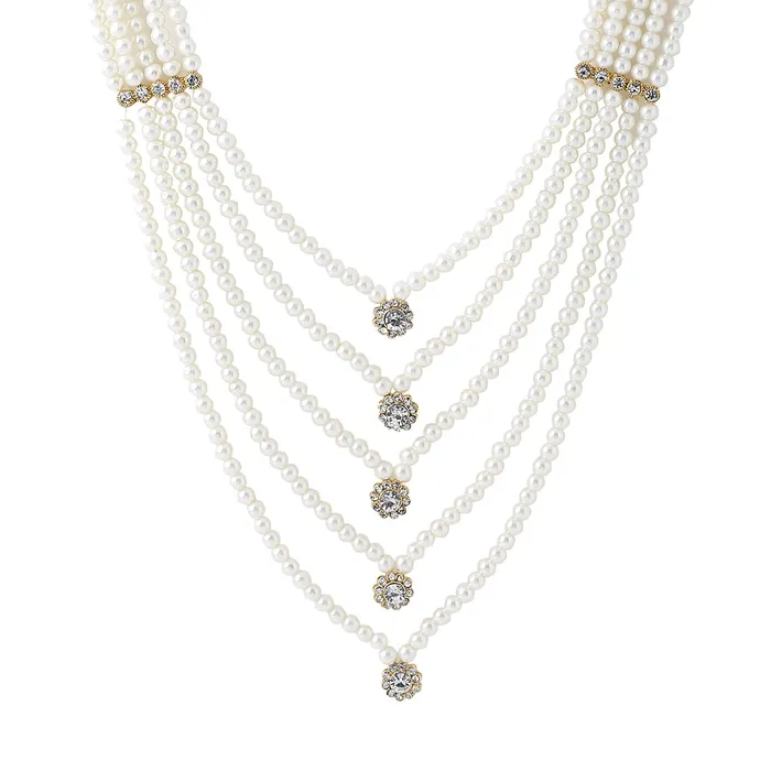 Yellow Chimes Dulahmala For Mens White Beads Pearl Necklace Jewellery for Groom Dulha Moti Mal Haar For Men Sherwani Necklace Yellow Chimes Earrings Yellow Chimes Dulahmala For Mens White Beads Pearl Necklace Jewellery for Groom Dulha Moti Mal Haar For Men Sherwani Necklace Yellow Chimes Earrings