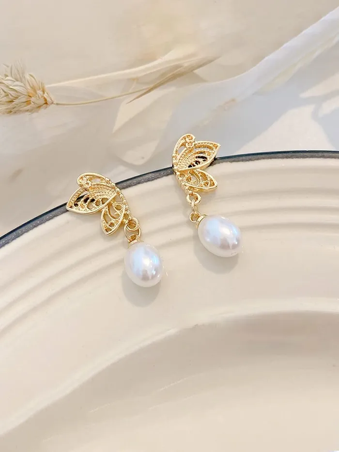 Yellow Chimes Earrings for Women and Girls Drop Earrings for Girls Pearl Drop Earrings Birthday Gift for girls and women Anniversary Gift for Wife Yellow Chimes Bracelets