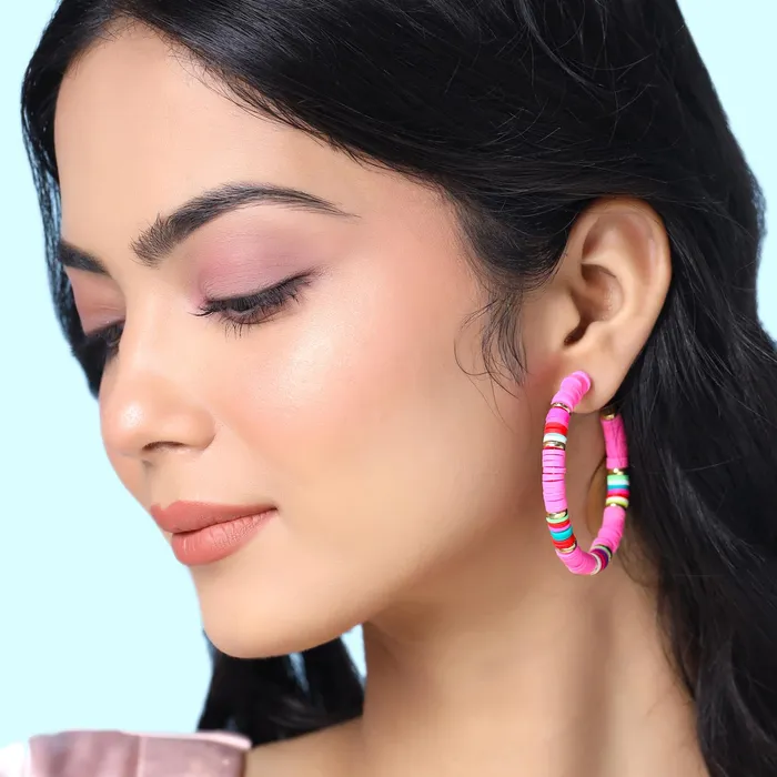 Yellow Chimes Earrings for Women and Girls Hoop Earrings Bohemian Designed Hoop Earrings Birthday Gift for girls and women Anniversary Gift for Wife Yellow Chimes Necklaces