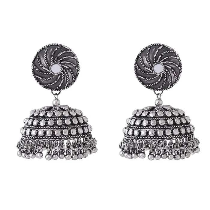 Yellow Chimes Earrings for Women and Girls Traditional Silver Oxidised Jhumka Earrings German Silver Big Jhumki Earrings Birthday Gift For girls and women Anniversary Gift for Wife Yellow Chimes Earrings Yellow Chimes Earrings for Women and Girls Traditional Silver Oxidised Jhumka Earrings German Silver Big Jhumki Earrings Birthday Gift For girls and women Anniversary Gift for Wife Yellow Chimes Earrings