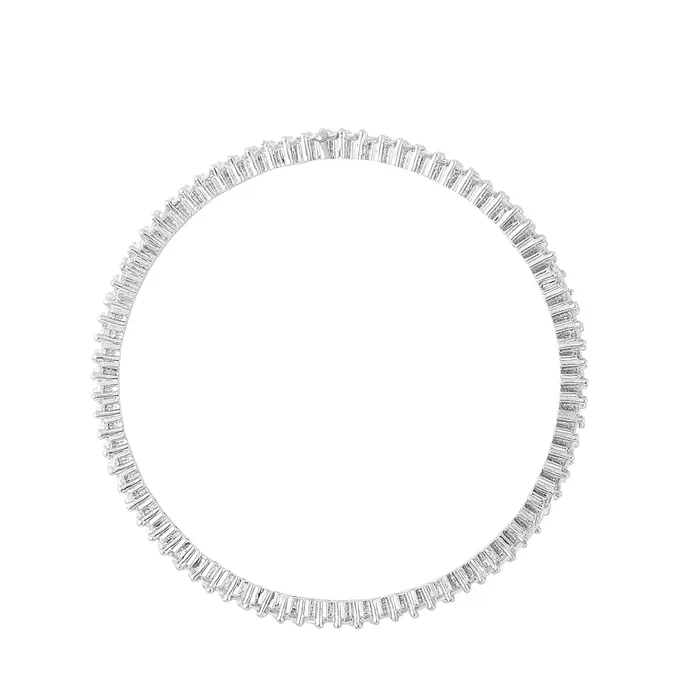 Yellow Chimes Earrings Yellow Chimes Bangles for Women Girls Traditional American Diamond Bangles for women Silver Tone White AD Stone Bangles for girls Birthday Gift For girls women Anniversary Gift for Wife