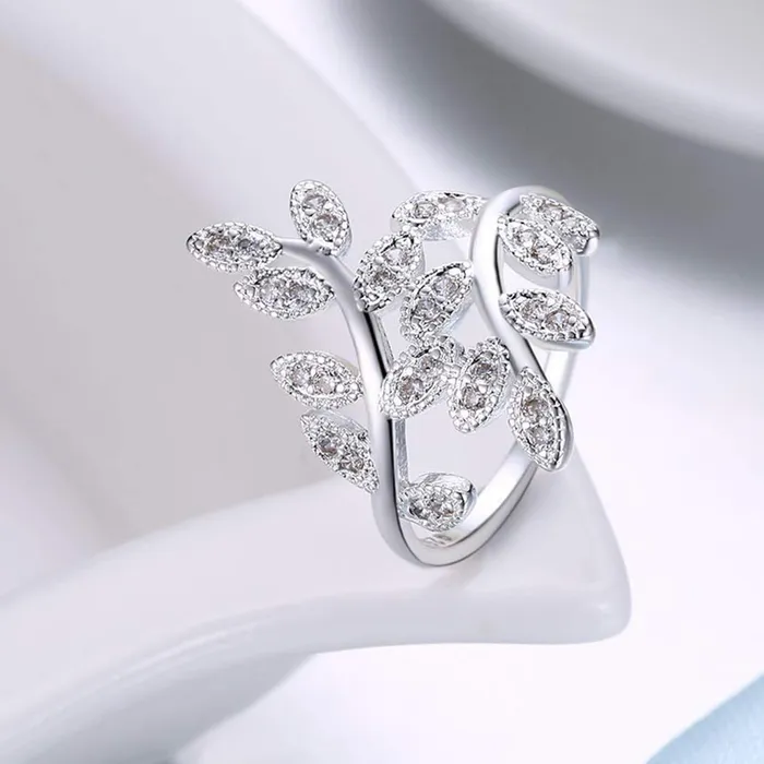 Yellow Chimes Earrings Yellow Chimes BeautyinLeaves Silver Ring for Women Girls